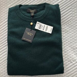 Club Room Men's Green Cashmere Sweater